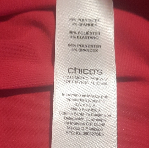 Red Cold Shoulder Shark Bite Tunic - Picture 9 of 9